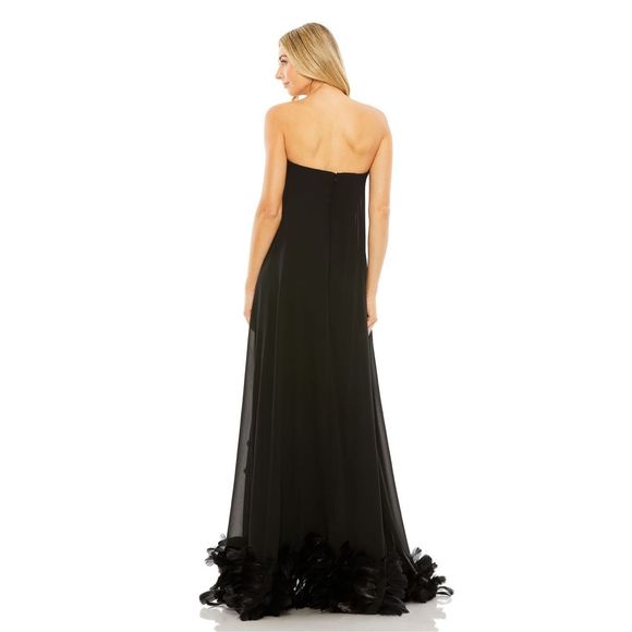 Mac Duggal Black Strapless Maxi Dress - Picture 2 of 9